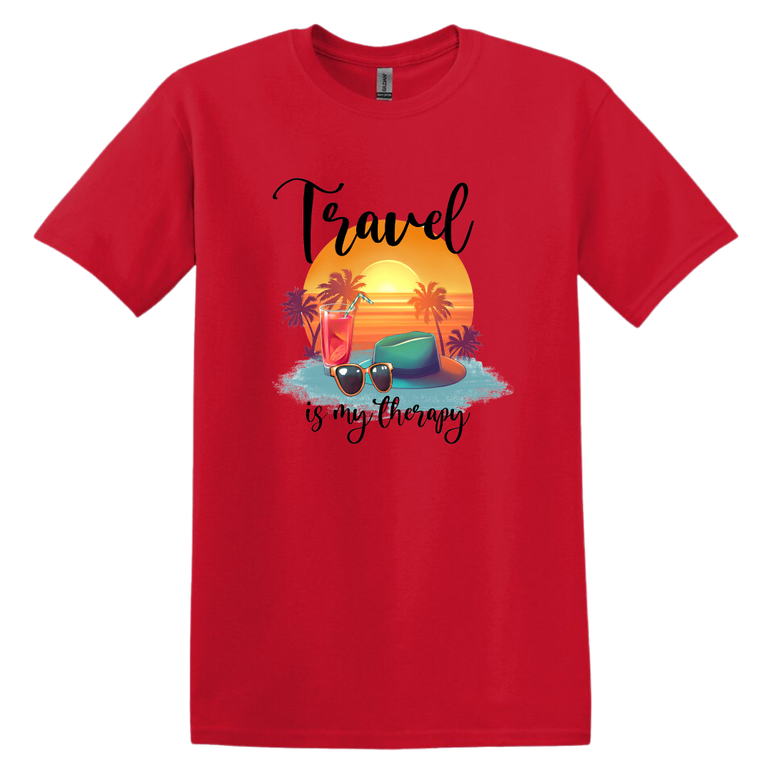 Travel Is My Therapy T-Shirt