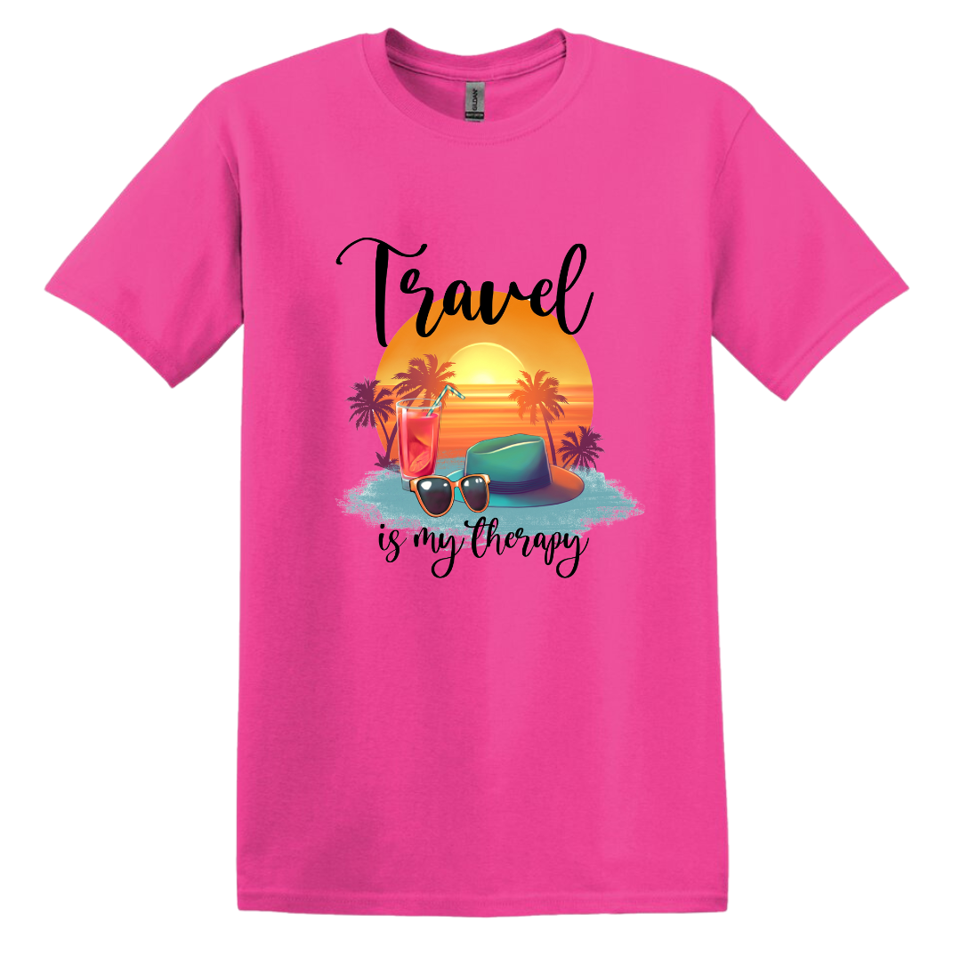 Travel Is My Therapy T-Shirt