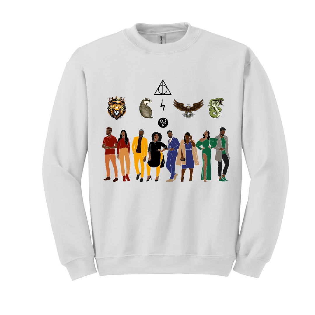 Blerd Hogwarts House Unity Crewneck Sweatshirt