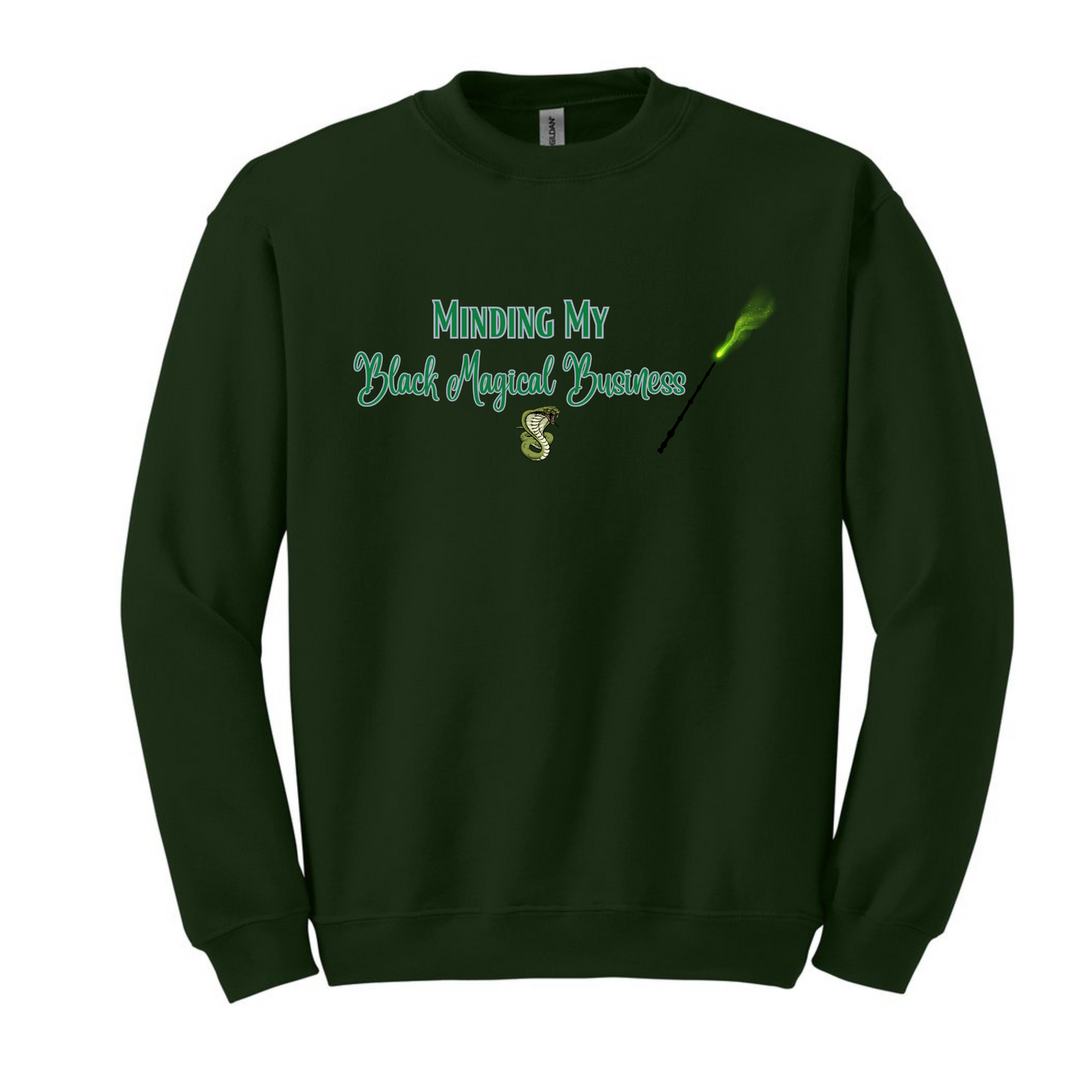 Blerd Slytherin Hogwarts House Crewneck Sweatshirt