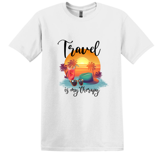 Travel Is My Therapy T-Shirt